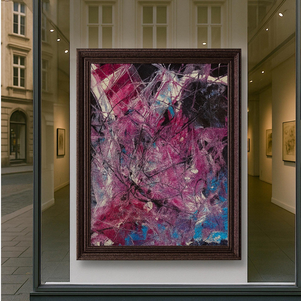 Handmade Abstract Acrylic Painting, Modern Wall Decor, Not a Print (22x28 inch)