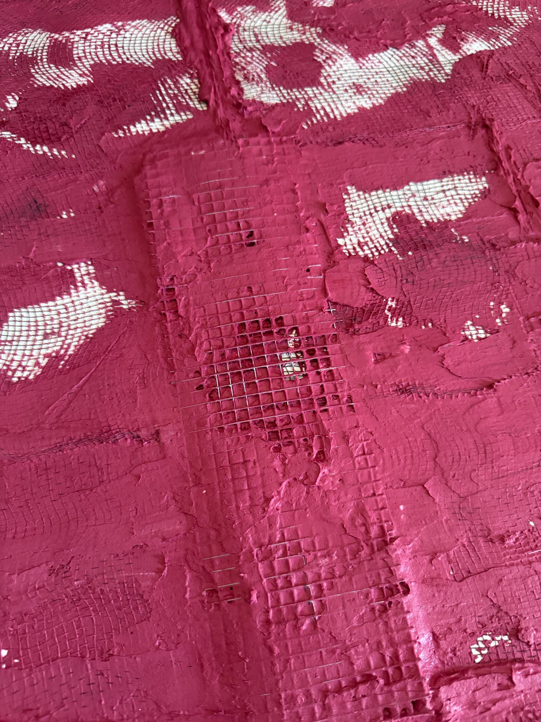 Abstract Mixed Media Texture Art, Handmade Contemporary Wall Art, Modern Minimal Relief Artwork, Unique Art Piece (24x24 inch)