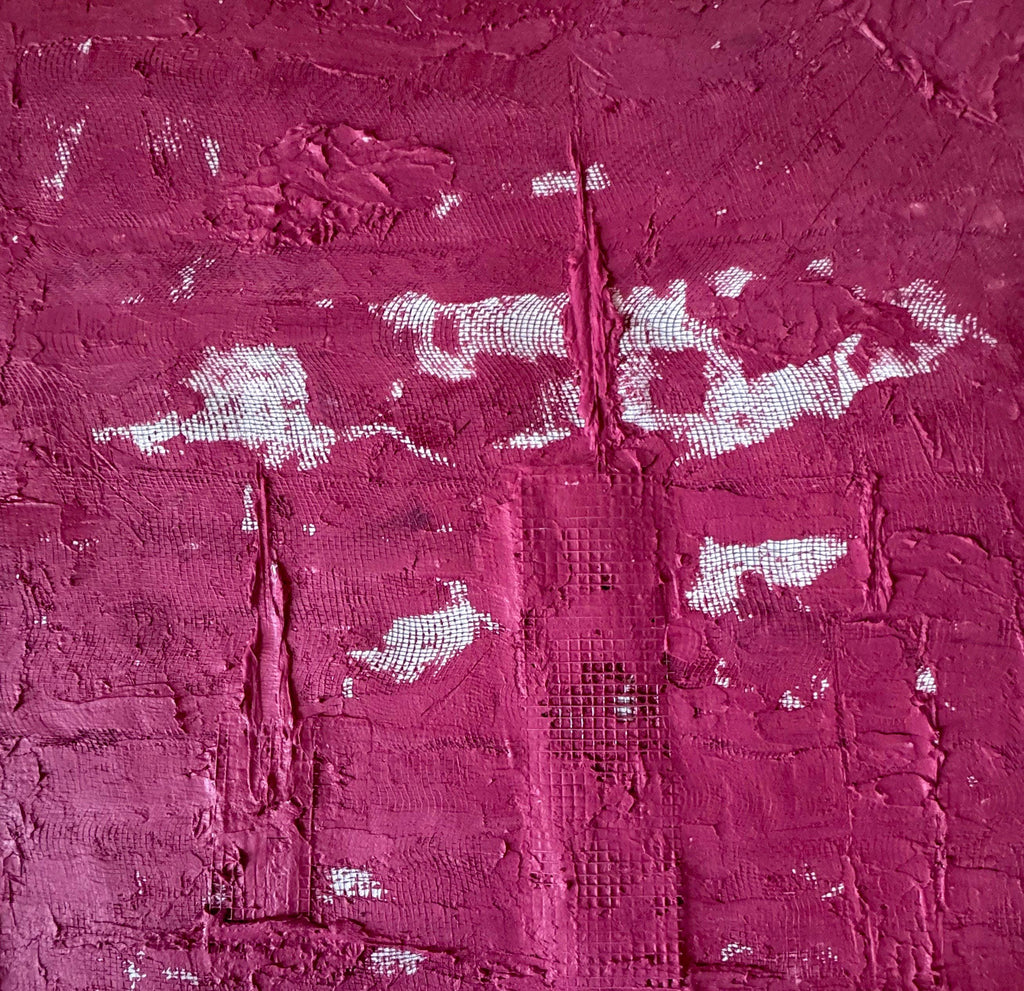 Abstract Mixed Media Texture Art, Handmade Contemporary Wall Art, Modern Minimal Relief Artwork, Unique Art Piece (24x24 inch)