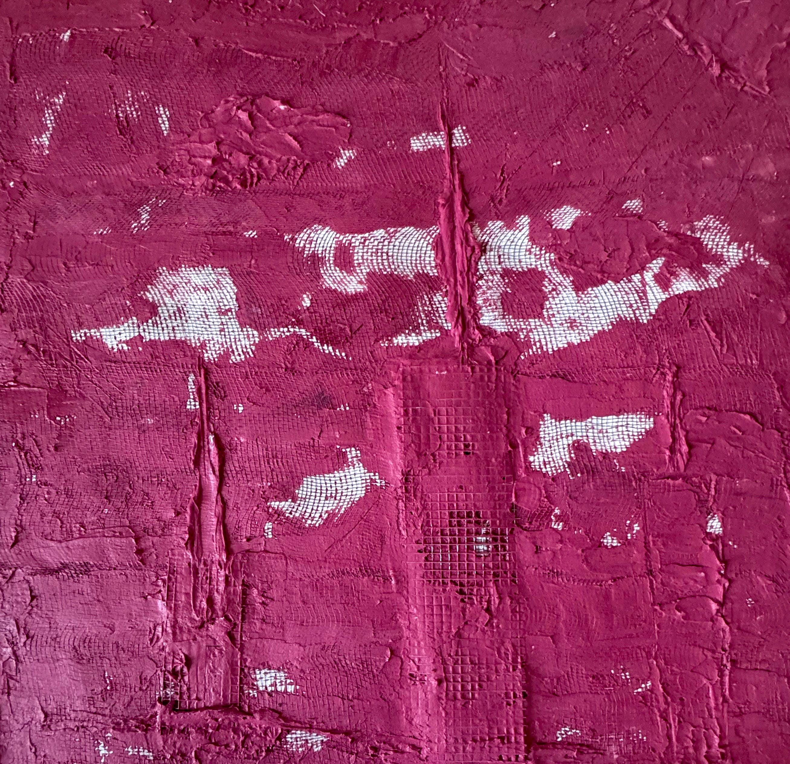 Abstract Mixed Media Texture Art, Handmade Contemporary Wall Art, Modern Minimal Relief Artwork, Unique Art Piece (24x24 inch)