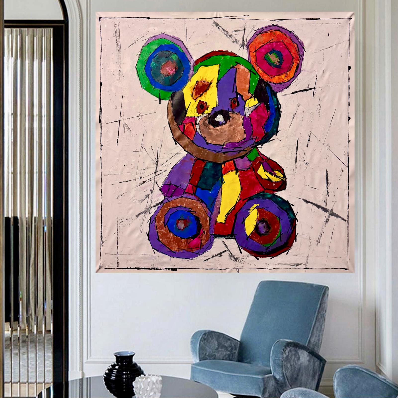 Joy of Colors: Fragmented Teddy Bear