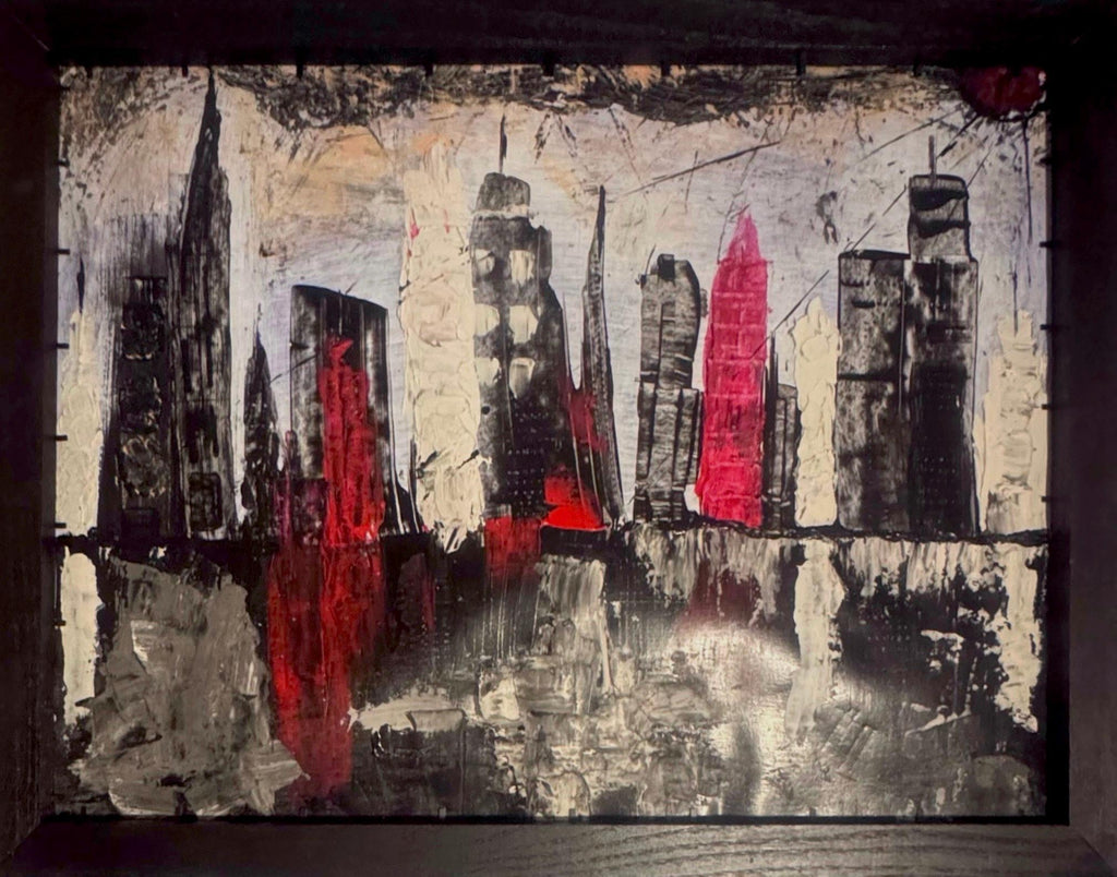 Abstract Metropolis: Order Within Disorder (24x30 inch)