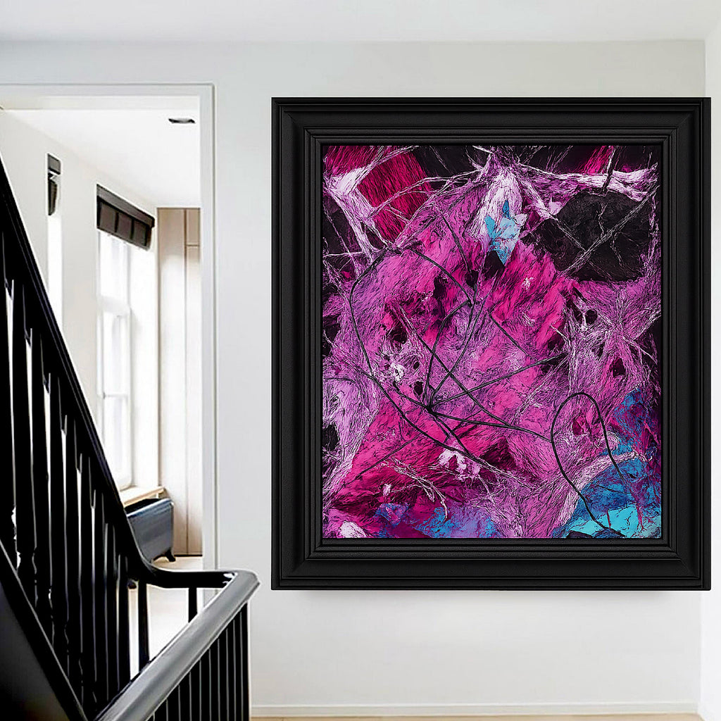 Handmade Abstract Acrylic Painting, Modern Wall Decor, Not a Print (22x28 inch)