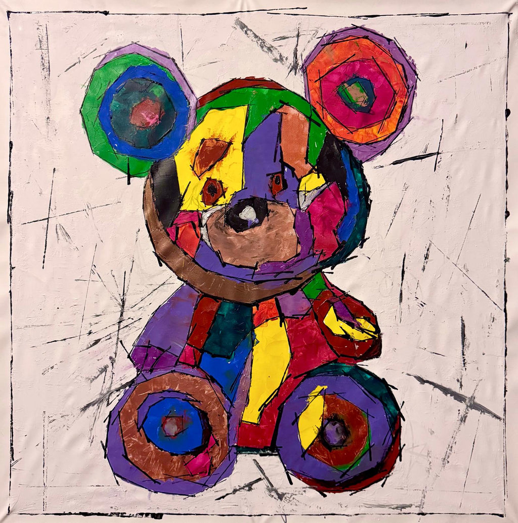 Joy of Colors: Fragmented Teddy Bear