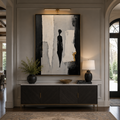Neo-Expressionist Abstract Figure | Original Acrylic Palette Knife Painting on 26x32 Canvas | Textured Modern Wall Art