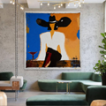 Neo-Expressionist Abstract Painting 38x38 Inch | Handmade Acrylic on Canvas | Palette Knife Artwork | One-of-a-Kind