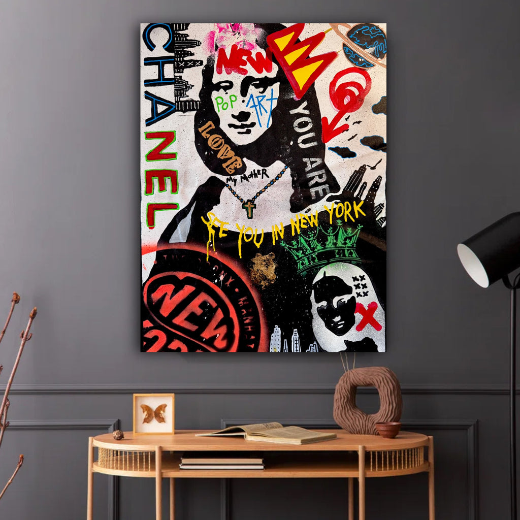 Urban Pop Art Mona Lisa in New York - Bold Street ExpressionNYC