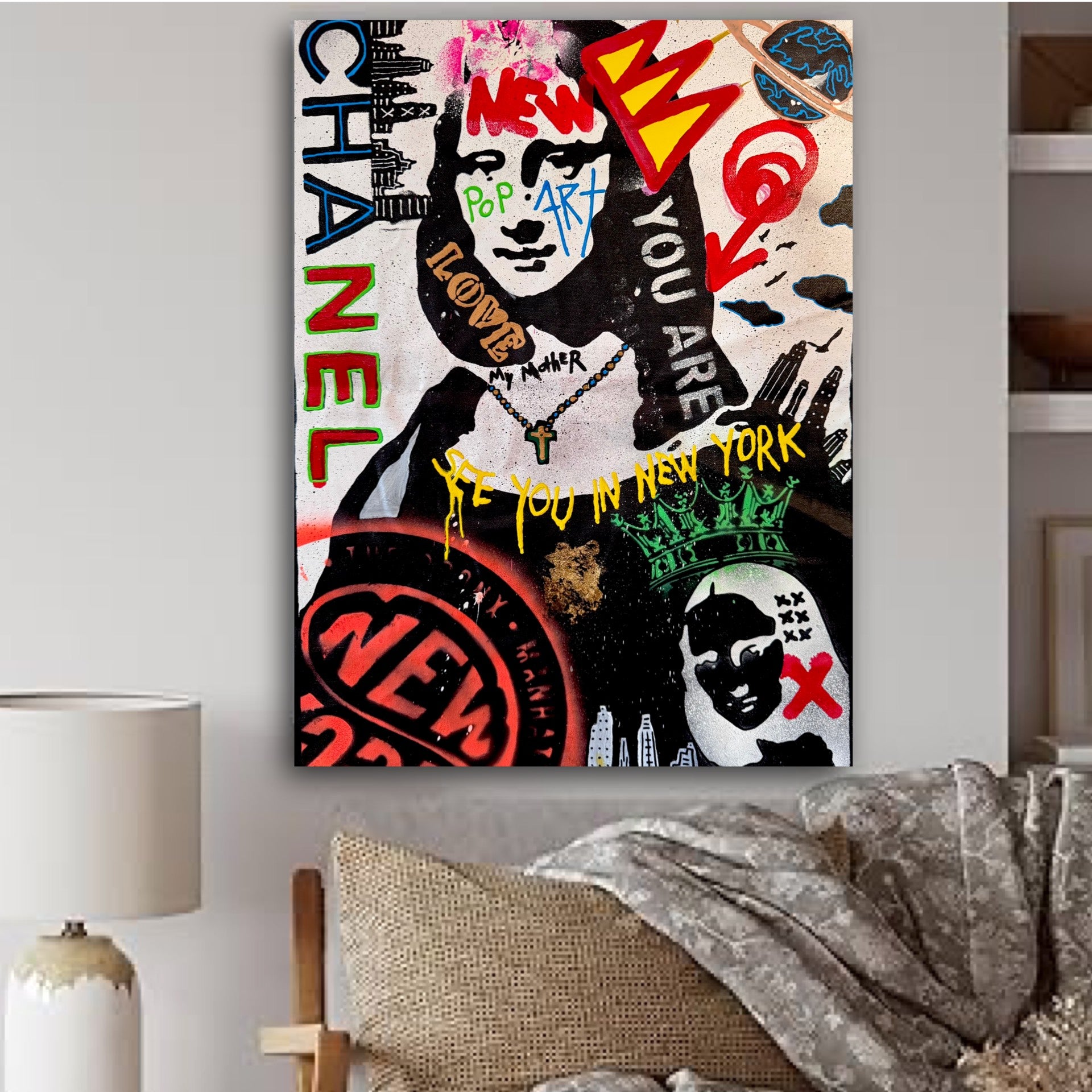 Urban Pop Art Mona Lisa in New York - Bold Street ExpressionNYC