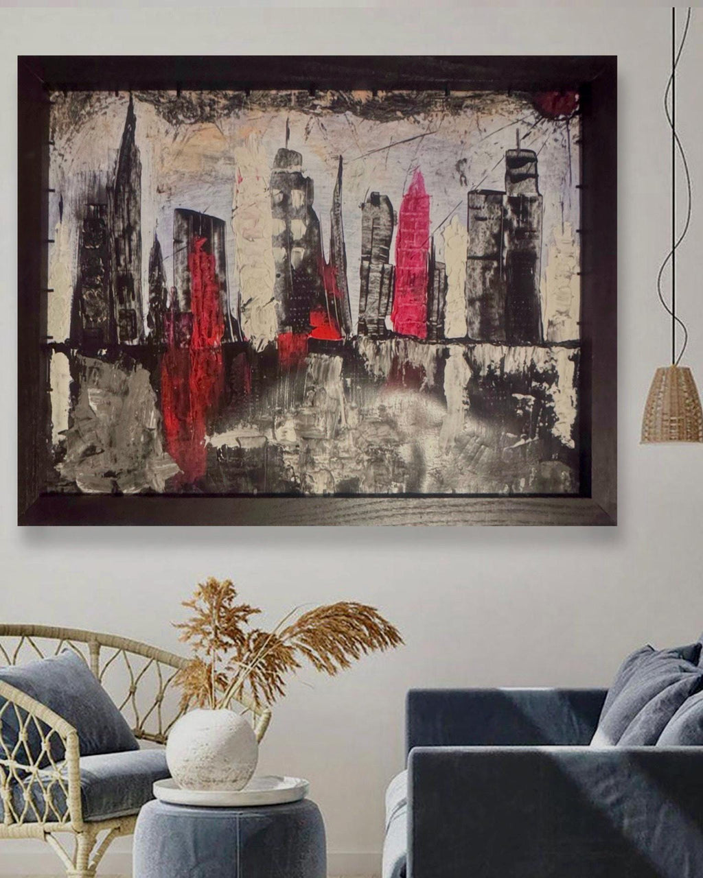 Abstract Metropolis: Order Within Disorder (24x30 inch)