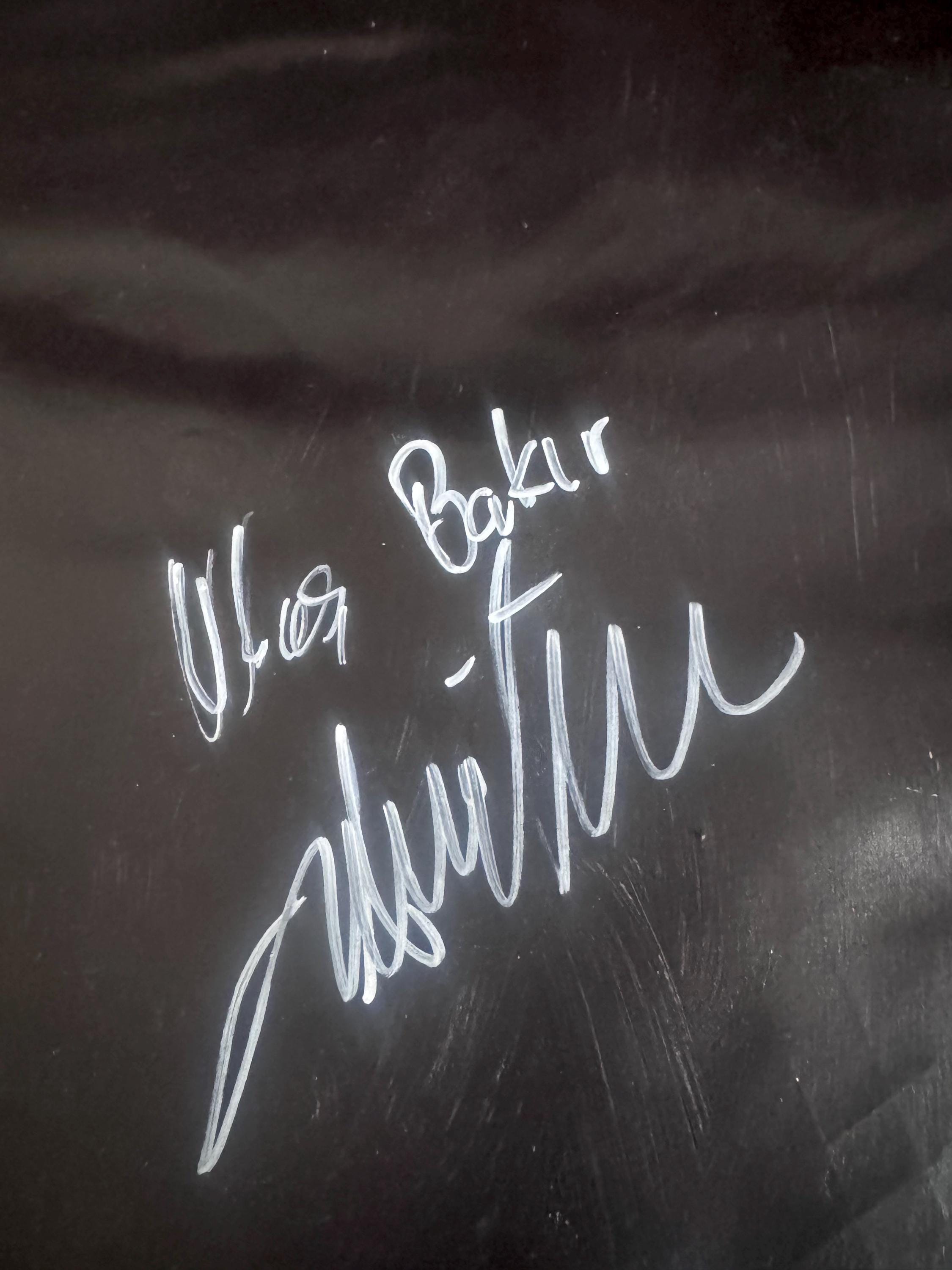 Abstract Textured Wall Art, Framed Original Acrylic Painting on Reinforced Poster, Signed Blue Frame Modern Art (29.5x23.5 inch)