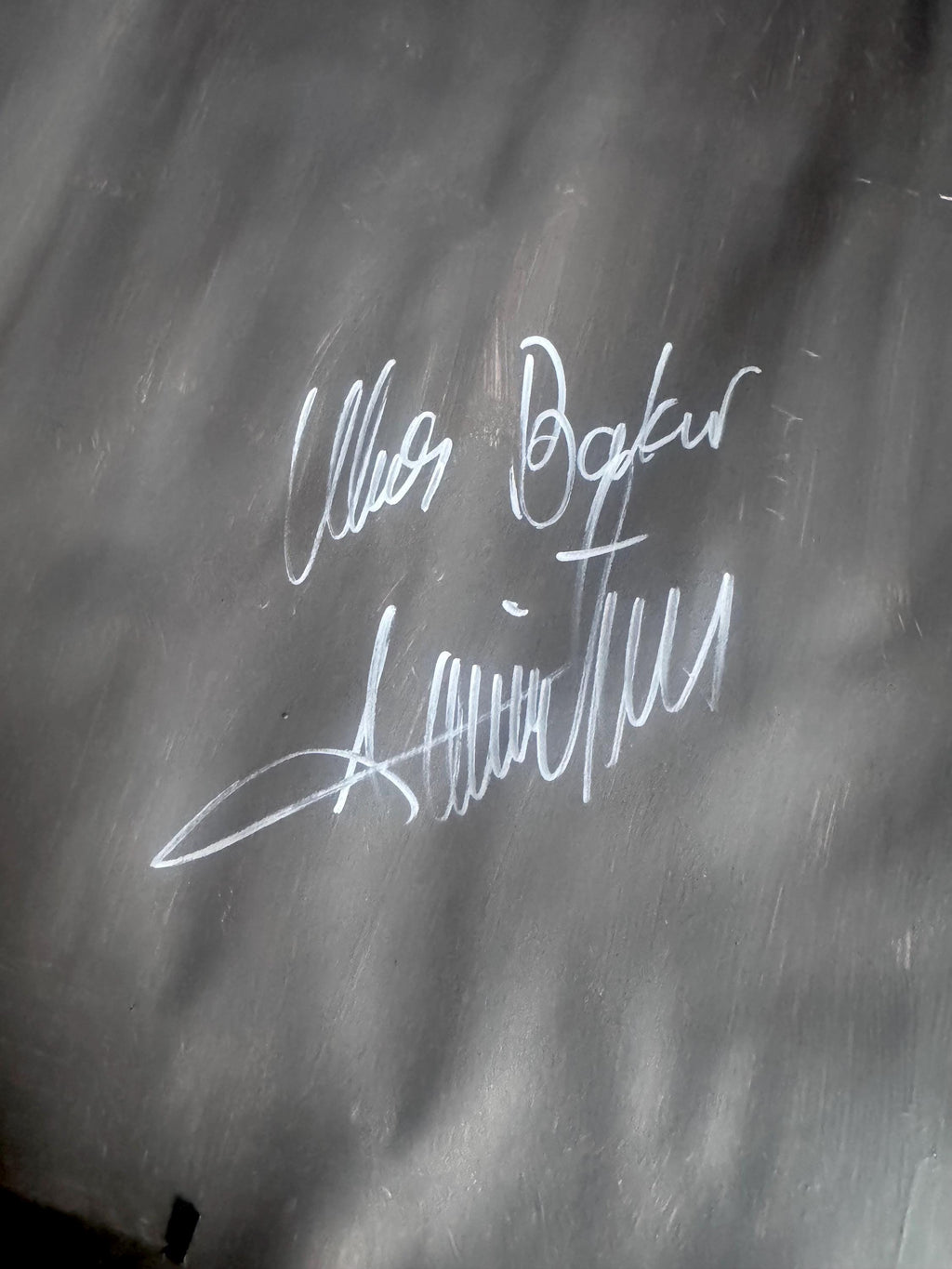 Framed Abstract American City Skyline Painting, Hand Painting Acrylic Texture Art on Reinforced Poster, Modern Wall Art (29x24 inch)