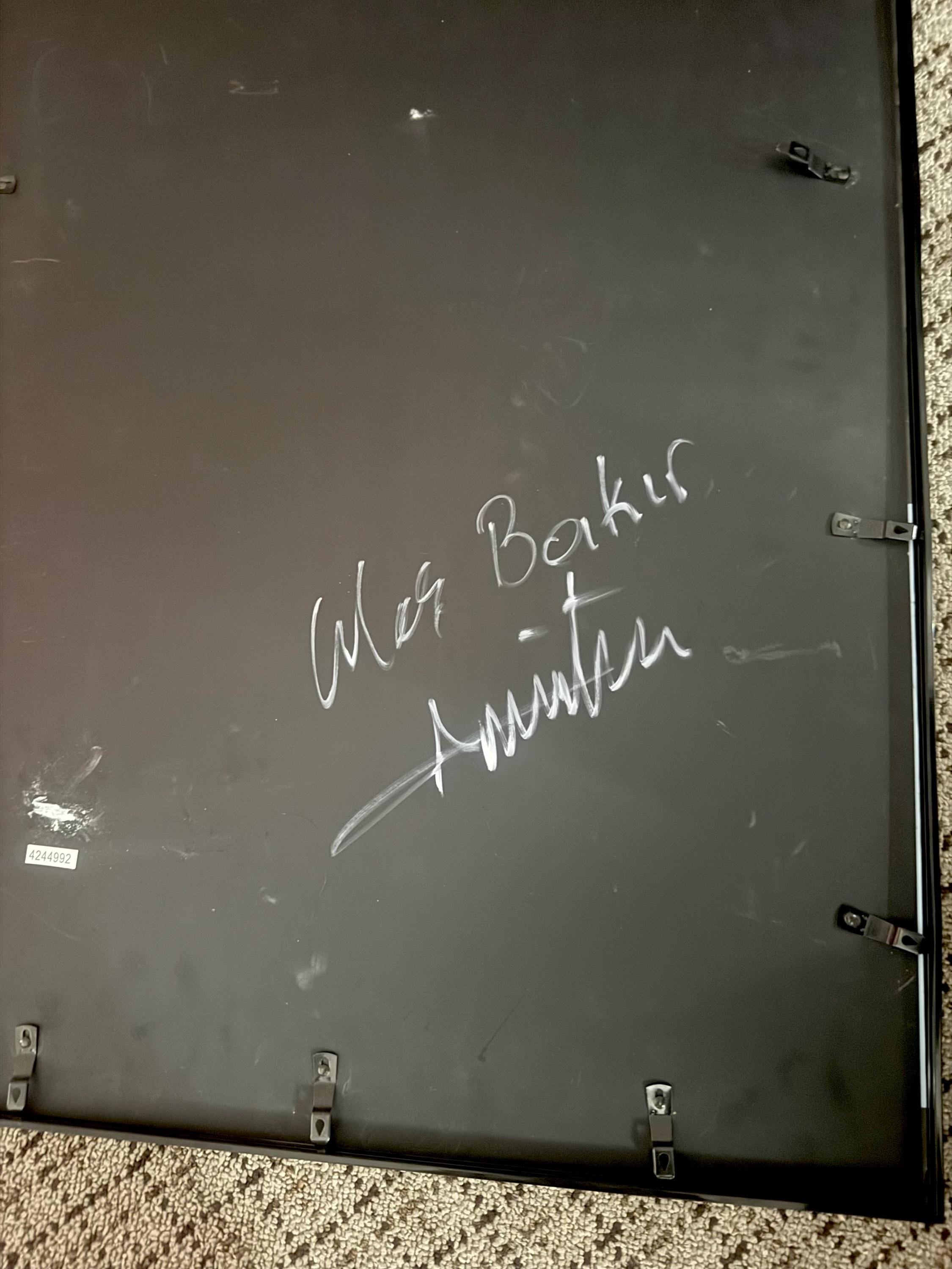 Pop Art NYC Bike Map: Monkey in Space Helmet, Neon Spray Paint, Framed (24x36 inch)